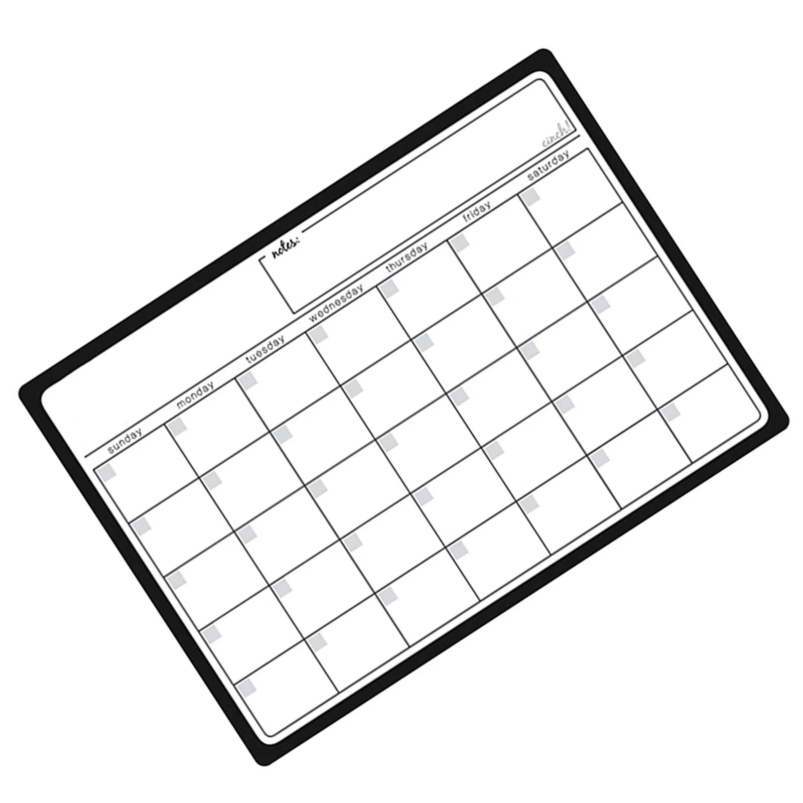 

8-Month Erasable Magnetic Refrigerator Calendar Planner for Family Scheduling Weekly Organizer with 3 Pens 2 Erasers Horizontal