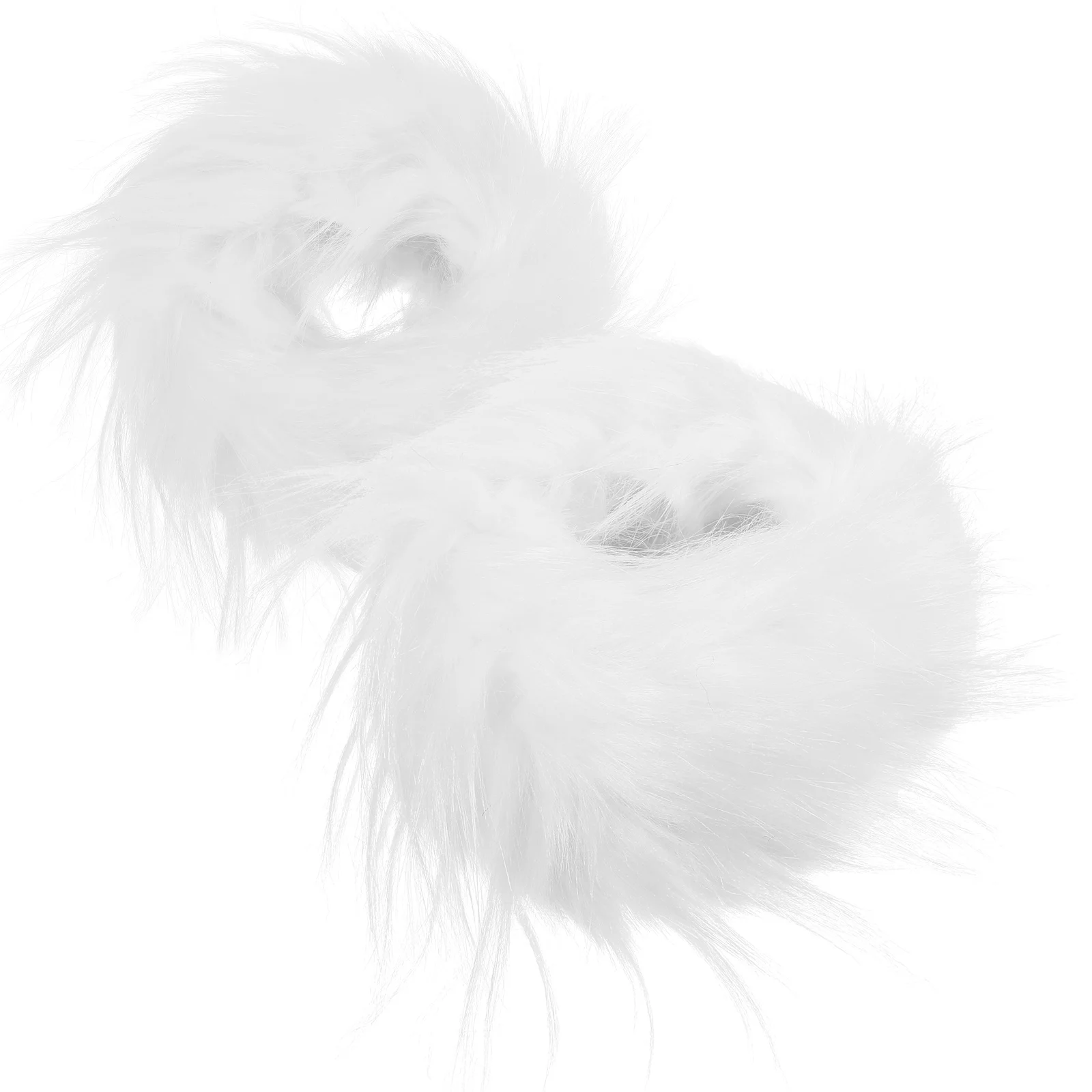 

Cuff H Furry H cuffs cuffs Warm Wrist Winter Accessories Women White Pattern Furry H Warmer Soft Cozy