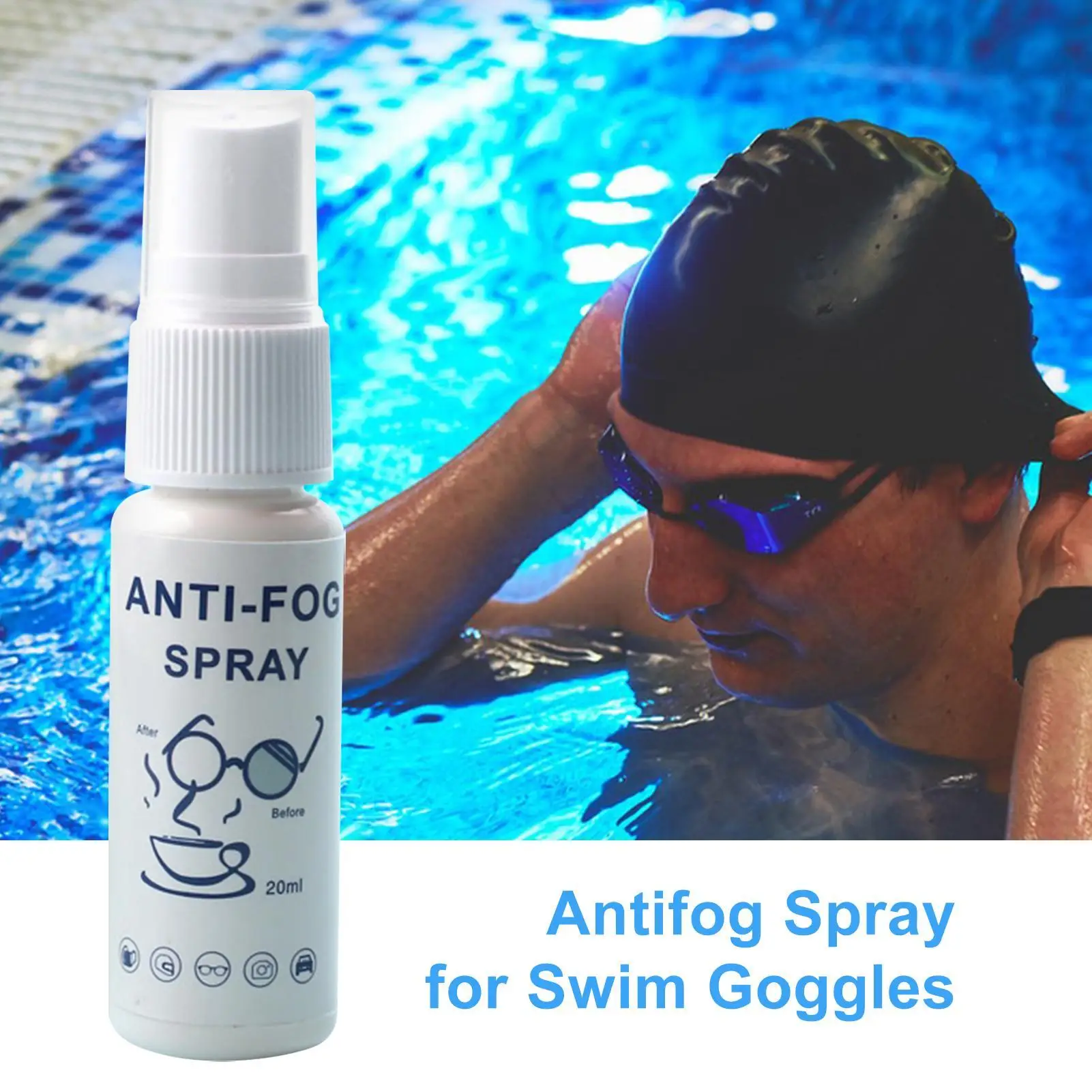 Anti Fog Spray for Glasses Windshield Defogger Eyeglass Lens Glass Cleaner Safety Eyeglass Defogger Mirror Coating Agent