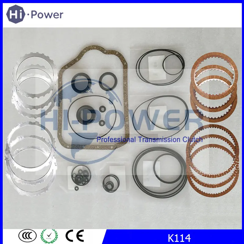 

K114 K115 Gearbox Discs Transmission Master Clutch Repair Kit Friction Steel Plates Gasket Oil Seal For TOYOTA Lexus NX200 2.0L