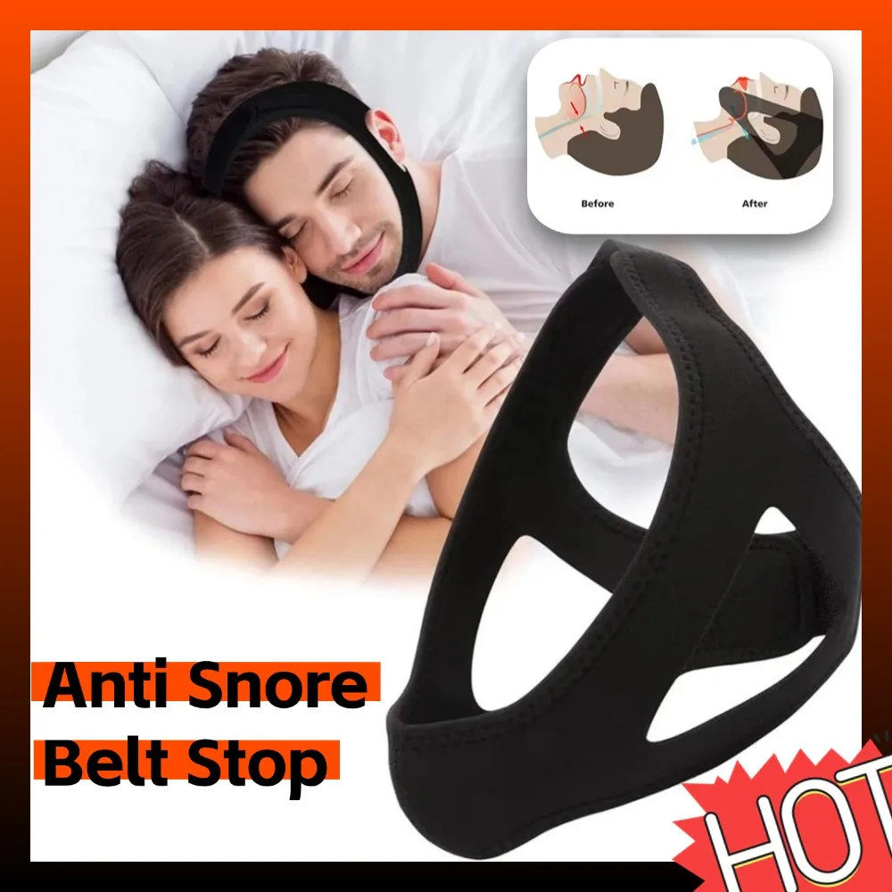 Anti Snore Belt Stop Snoring Chin Strap Woman Man Night sleep Support Aid Tools Snoring Protection Jaw Band Beauty Health