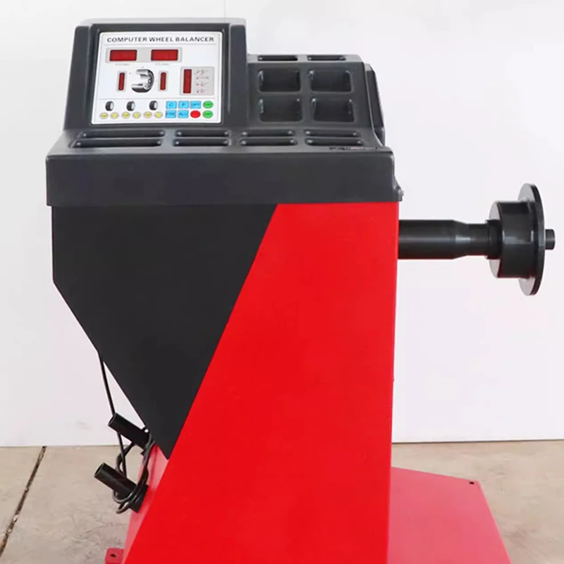 Car tire balancing machine, laser infrared automatic point finding, tire dynamic balancer, fully automatic car tire balancing