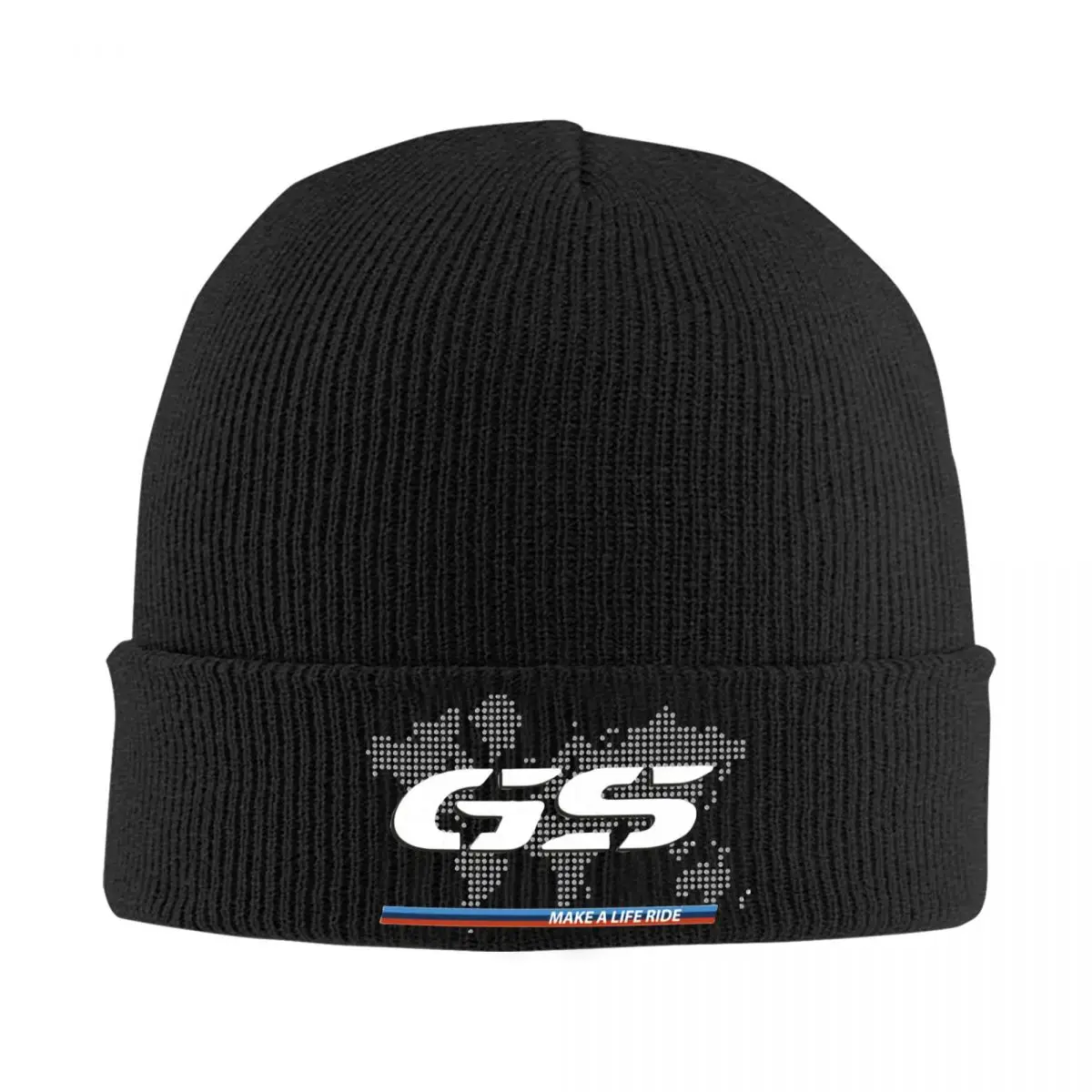 

GS World Map Hat Autumn Winter Beanie Fashion Motocross Race Cap Female Male Acrylic Bonnet