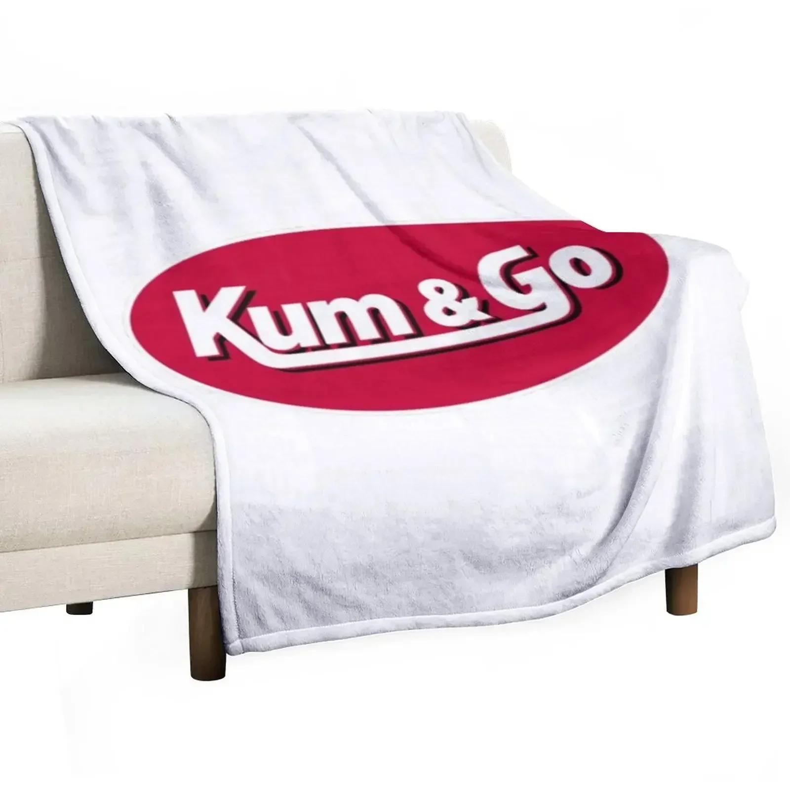

Kum And Go Logo T-Shirt Throw Blanket Lightweight Cozy Blanket for Bed Sofa