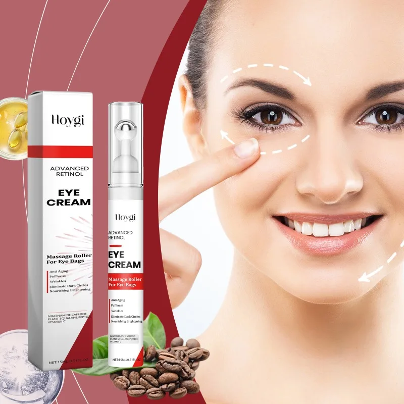 Retinol Eye Cream Eye Skin Anti-aging Lifting Moisturizing Hydrating Fade Dark Circles Eye Care Massage Roll-on Essence Cream