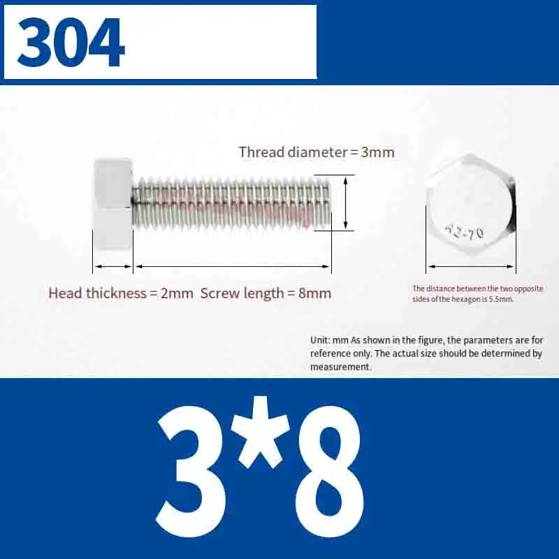 304 Stainless Steel Hex Bolt,Fully Threaded Extra Long Screw,GB Standard M10 M12,Industrial High Strength Rust Proof