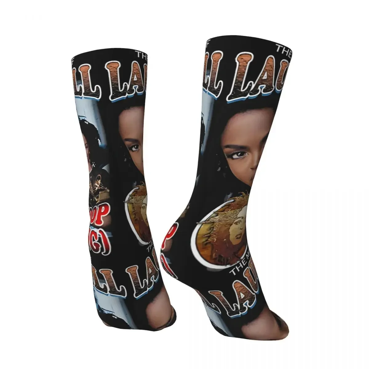 Vintage Amazing Men's compression Socks Unisex Lauryn Hill Harajuku Seamless Printed Novelty Crew Sock