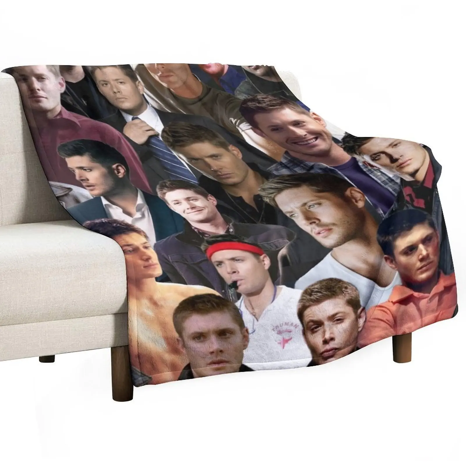 Dean Winchester Collage Throw Blanket for babies Extra Large Throw manga Soft Decorative Beds Blankets