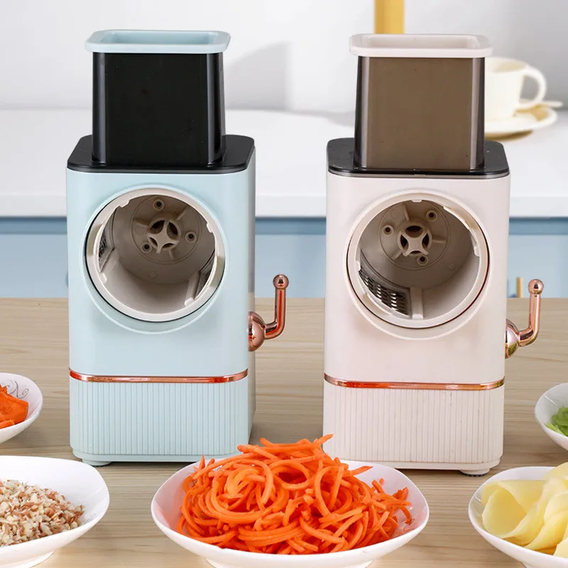 Râpe à fromage électrique, hachoir à légumes, machine à salade injuste, poignées amovibles, trancheuse à légumes, gadget pour la maison, fournitures de cuisine, 110V