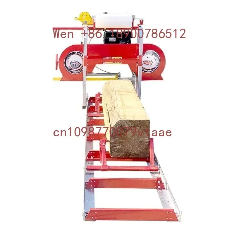 2026 Portable Mini Sawmill Chain Saw Horizontal Band Saw Mill for Woodworking CE Certified Portable Sawmill Chain Saw