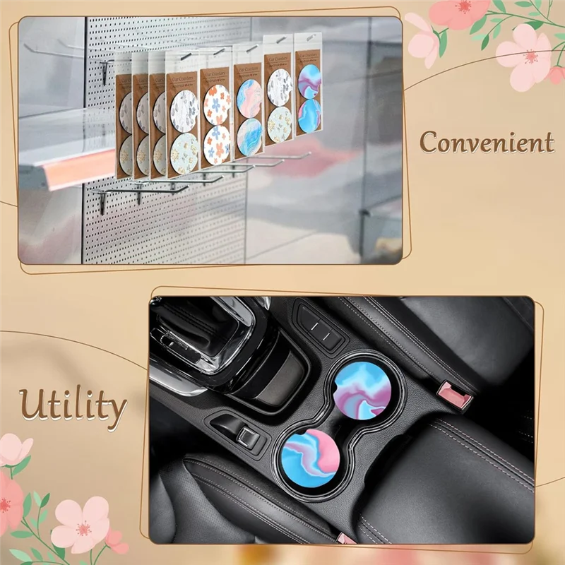 

A74U Набор пустых автомобильных подставок для сублимации, 200 шт., 2,76-дюймовая пустая сублимационная подставка, 100 клейких пакетов и демонстрационная карта