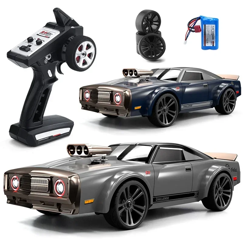 SCY16303  Rc Car 1/16 Muscle Drift Car 50km/H High Speed On Road 4WD With LED Light 2.4G Remote Control Racing Car Boys Toy Gift