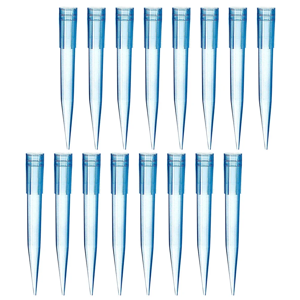 500 buah Pipette Pipetting Sucker Tips ilmiah perlengkapan laboratorium Blue Pipettor