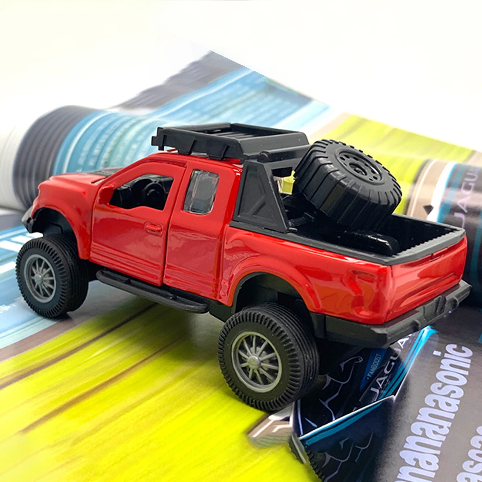 1:36 Scale F-150 Alloy Car Model - Spring-Back Action Toy for Kids - Authentic Replica Fun