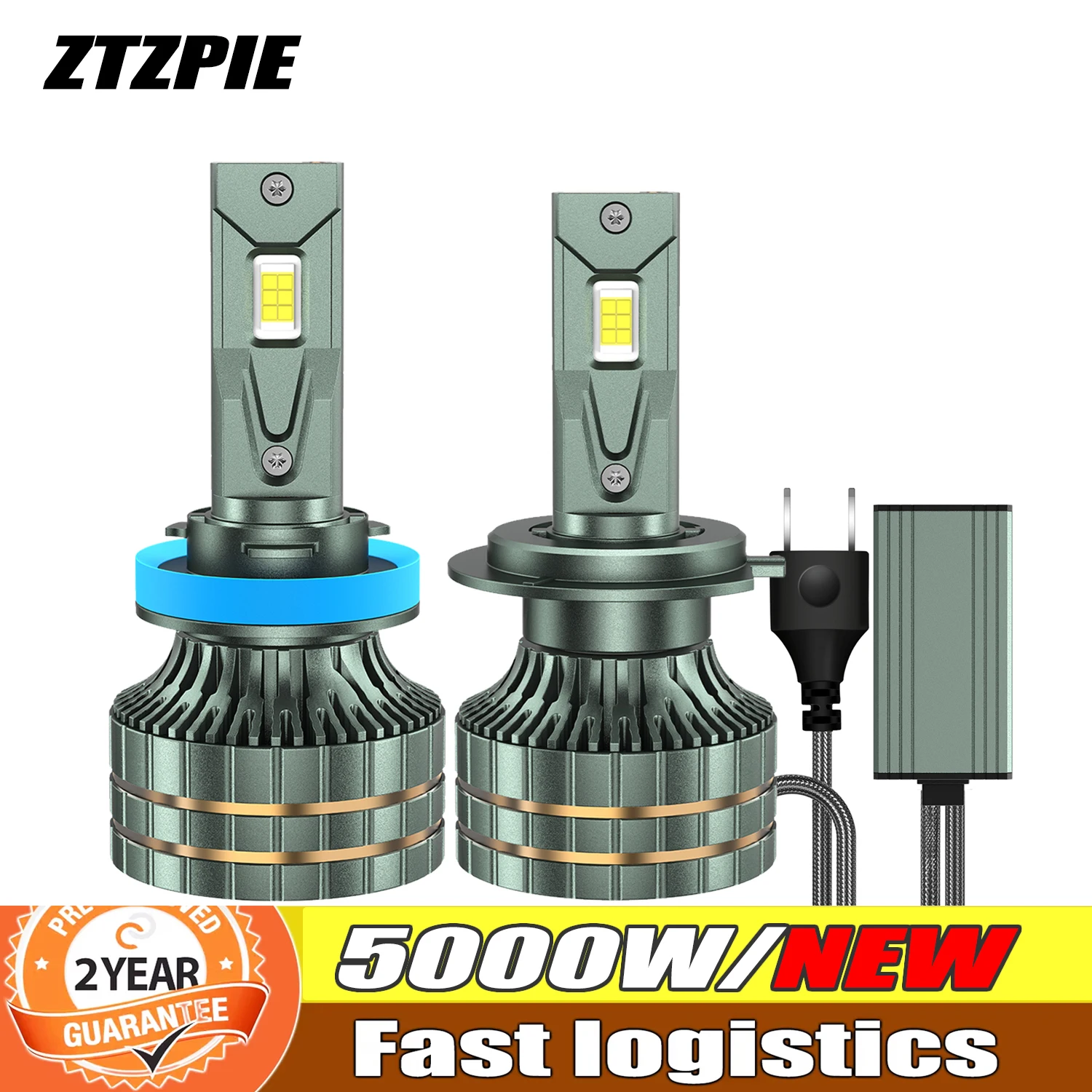 

ZTZPIE k7c Canbus автомобильная лампа головного света 6000K HB3 HB4 9005 9006 H1 H7 H4 H11, лампы CSP 9985, противотуманные фары 800 лм Вт