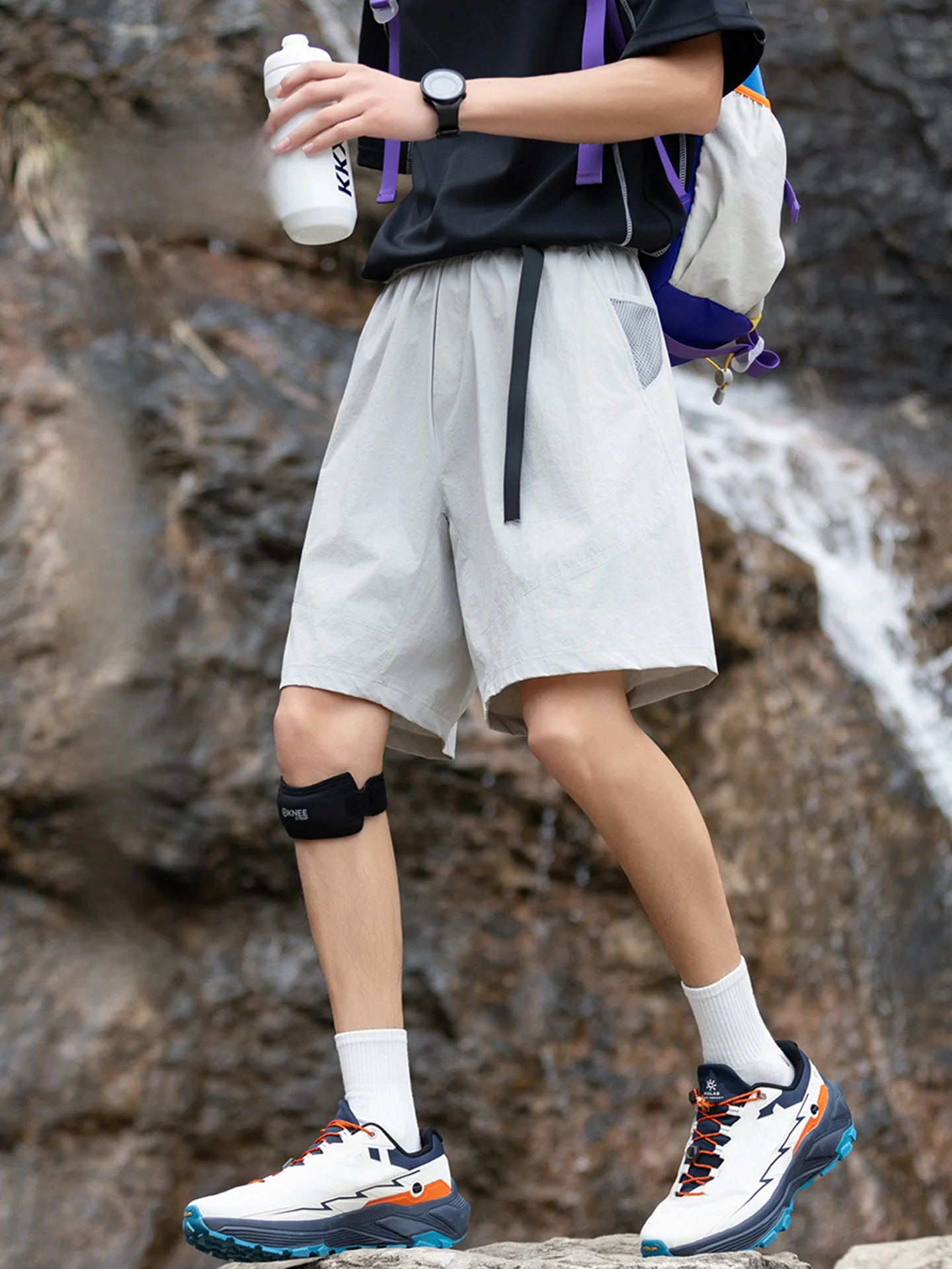 

Quick Dry Outdoor Climbing Shorts Men Women Lightweight Breathable Casual Loose Fit Nylon Fabric Summer Fashion Workwear