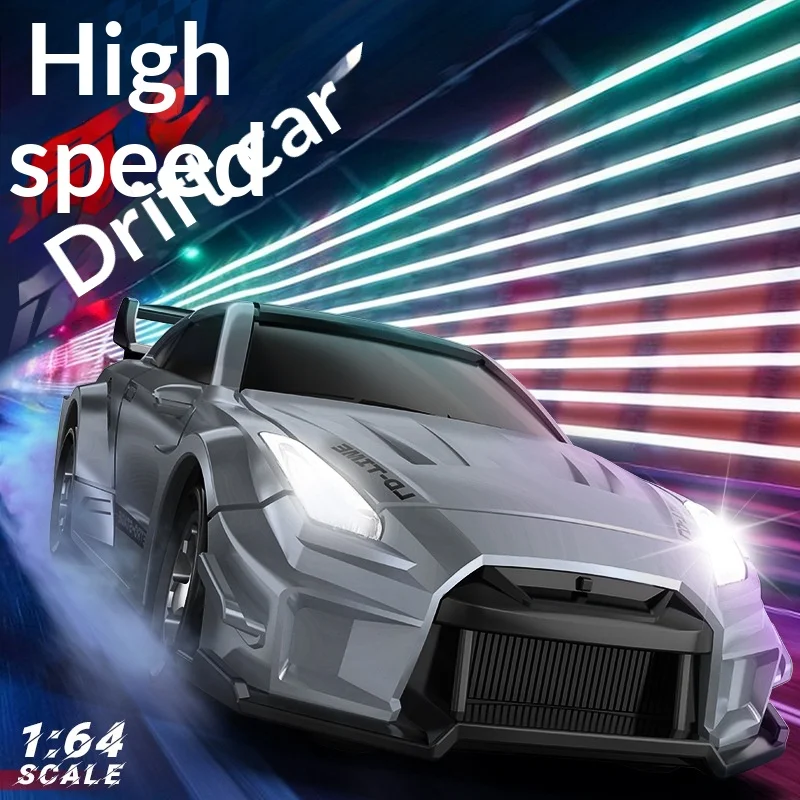 

Новая миниатюрная радиоуправляемая дрифт-машинка в масштабе 1:64, полноприводная, с мощным сервоприводом, скорость 15 км/ч, два режима скорости, модель-украшение, подарок для мальчиков на праздник