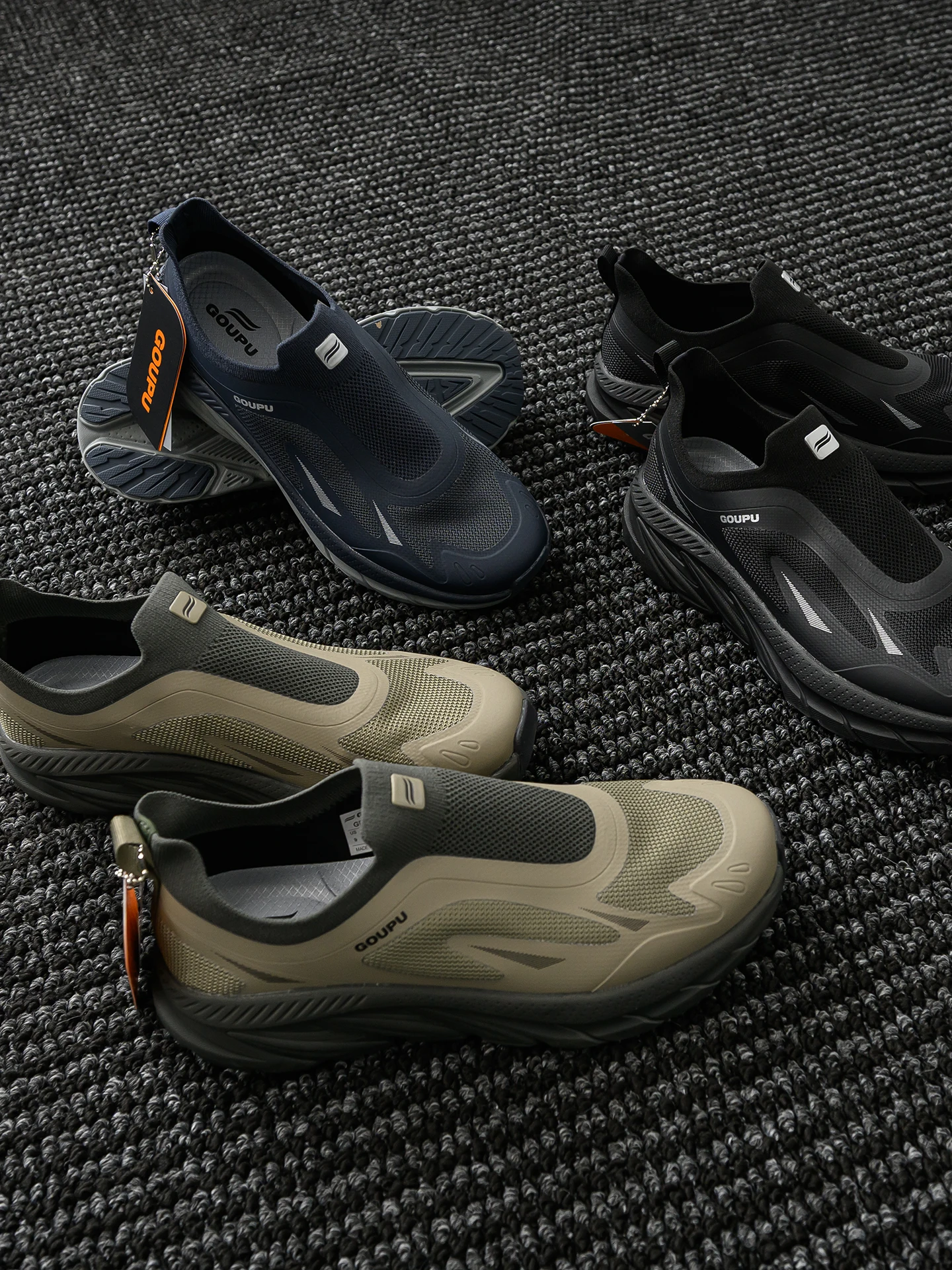 

High Quality Anti-Slip Wear-Resistant Spring Summer Men's Lightweight Breathable Glued Mesh Slip-On Sports Leisure Shoes