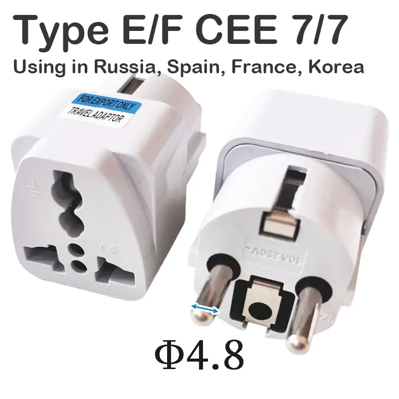 

EU/US/AU/UK Plug Adapter 2.5A/16A Male Replacement Outlets Rewireable Schuko Electeical Connector For Power Extension Cable