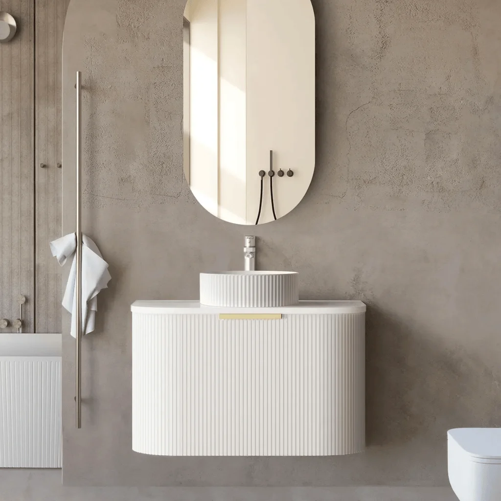 

Hotel Apartment Assemble Packing PVC/Wood/MDF Modern American Style Inset Bathroom Vanity Cabinets