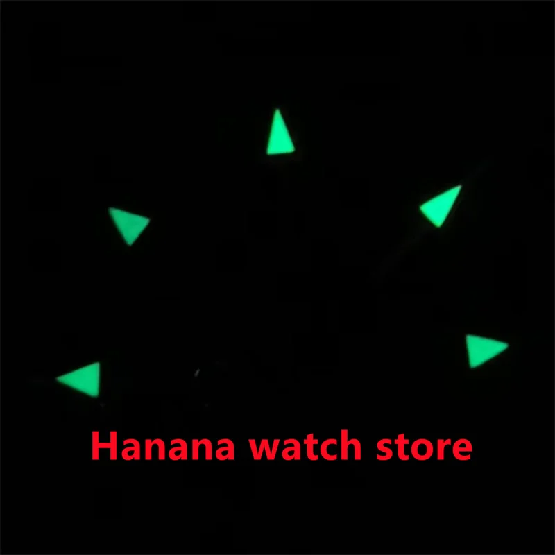 Новая стрелка GMT, серебристая, красная, оранжевая, зеленая, светящаяся, подходит для механизма HH34.