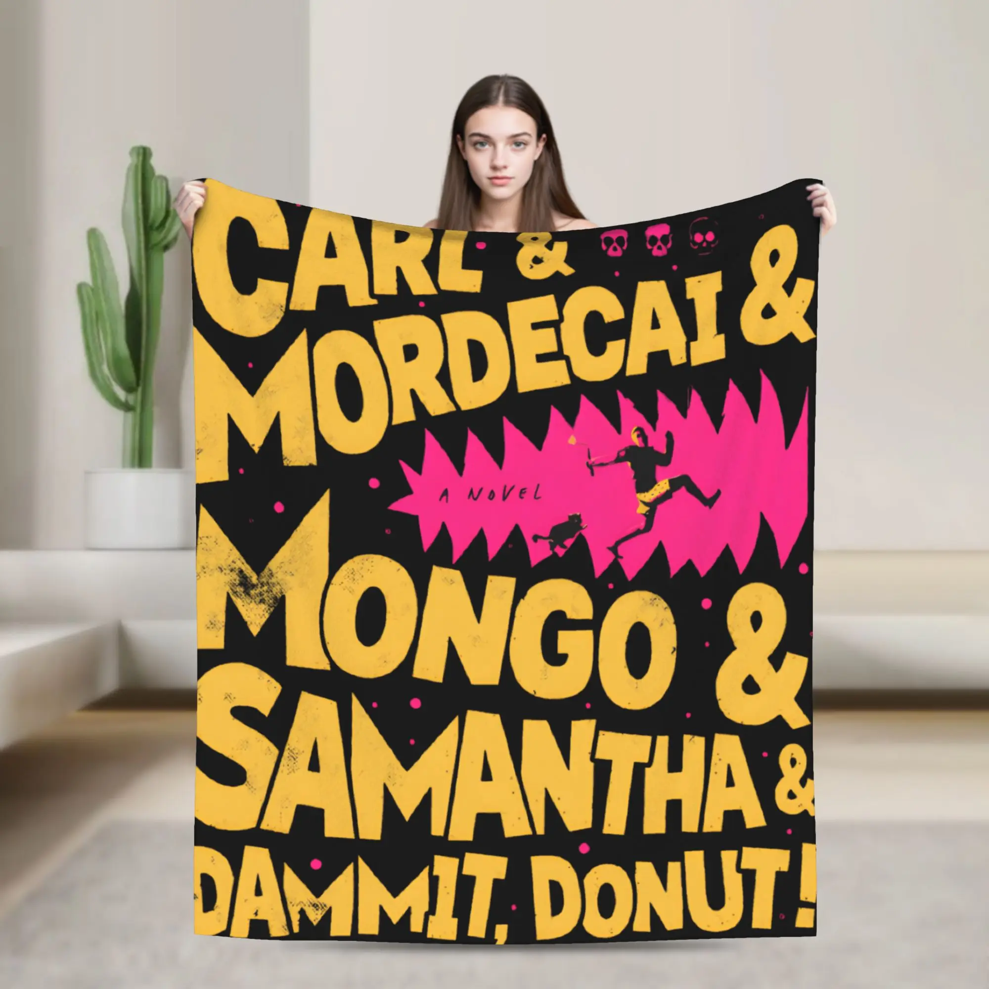 Super Soft This Is An Outrage Dungeon Crawler Carl Meme Throw Blanket Premium Fleece Flannel  Bed Blanket Cozy Warm Bedspread