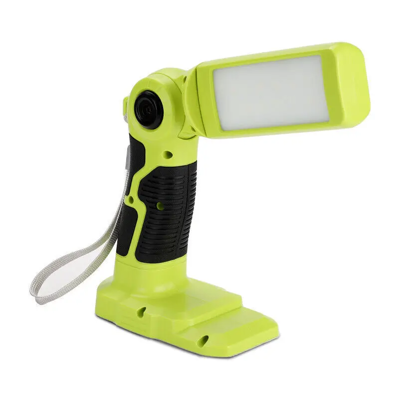 

Cordless LED Work Light Flashlight Hand Work Light Spotlight Outdoor Lamp for Ryobi 18V Li-ion Battery Desk Lamp with USB