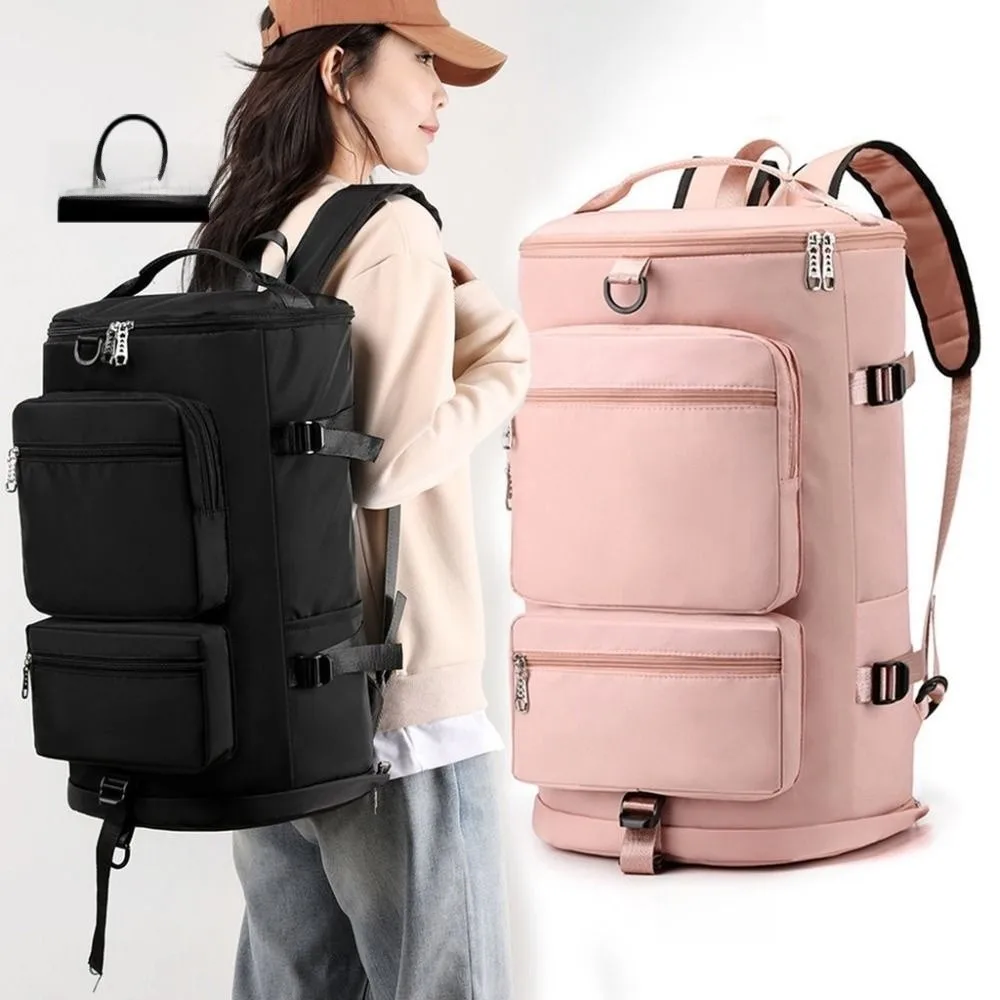 

Large Capacity Women Shoulder Travel Backpack Waterproof Dry Wet Separation Sports Yoga Luggage Bags Zipper