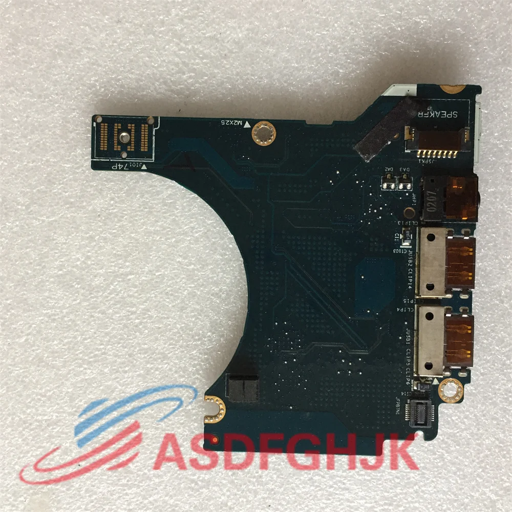 For Dell Latitude 7410 LS-J264P 0WP85P WP85P USB audio port I/O circuit board test OK