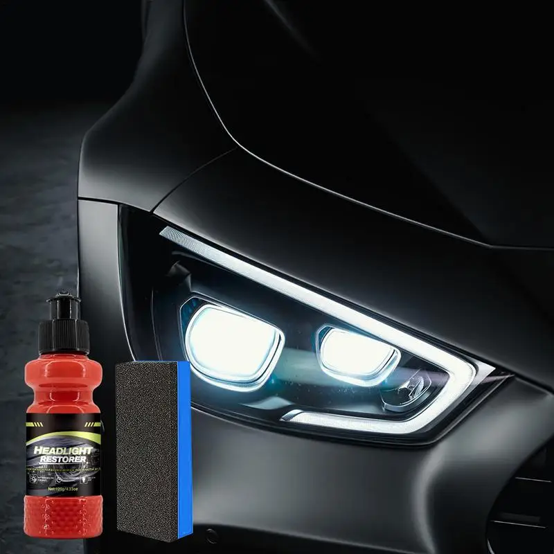 Headlight Lens Restorer Refurbishment Renewal Lotion Repair Agent Powerful Automotive Lights Restorer Lens Polishing For