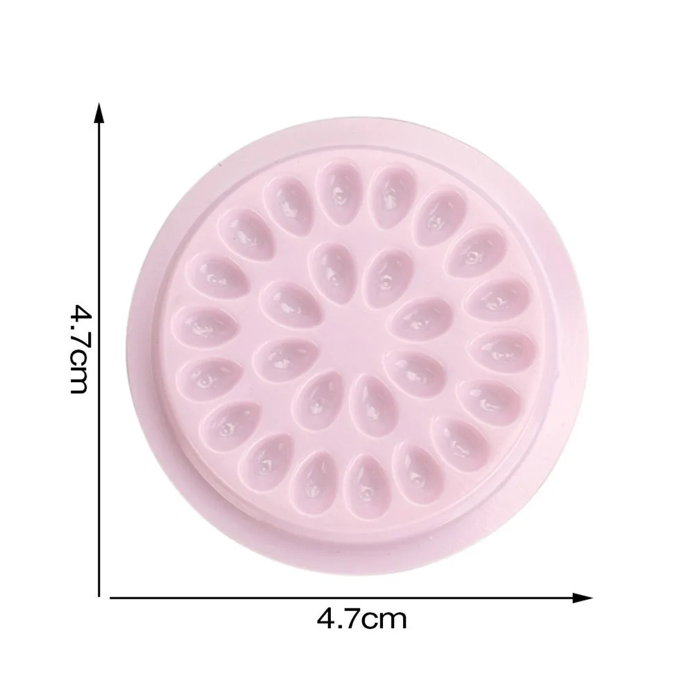 10Pcs Eyelash Gasket Extension Tray Premium Adhesive Pallet Easy Paste Reusable Waterproof Glue Holder Assistant Stand for Lash