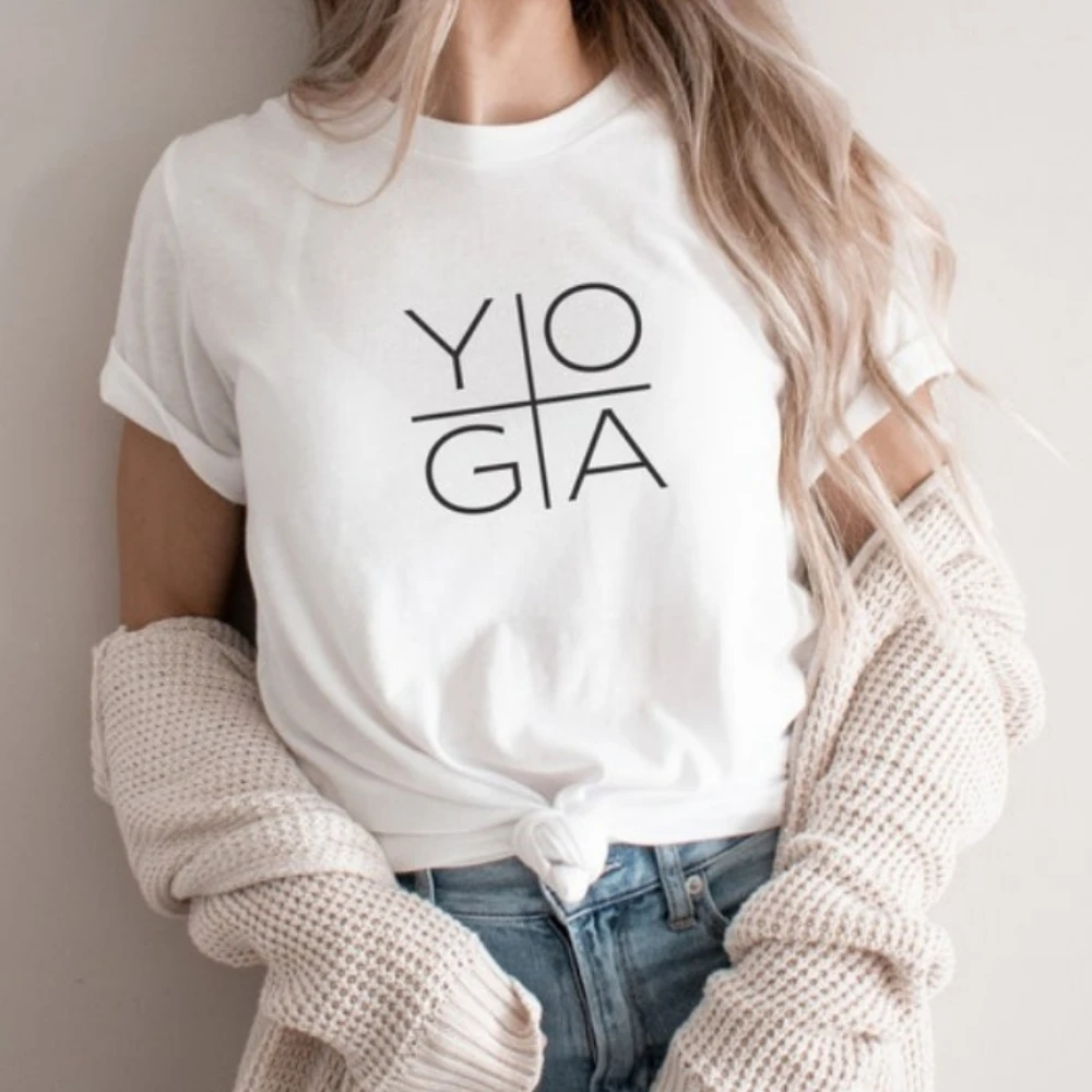Yoga Shirt for Woman Yoga Shirt Meditation Tops Fashion Female Streetwear Comfortable Personality Aesthetic Clothes