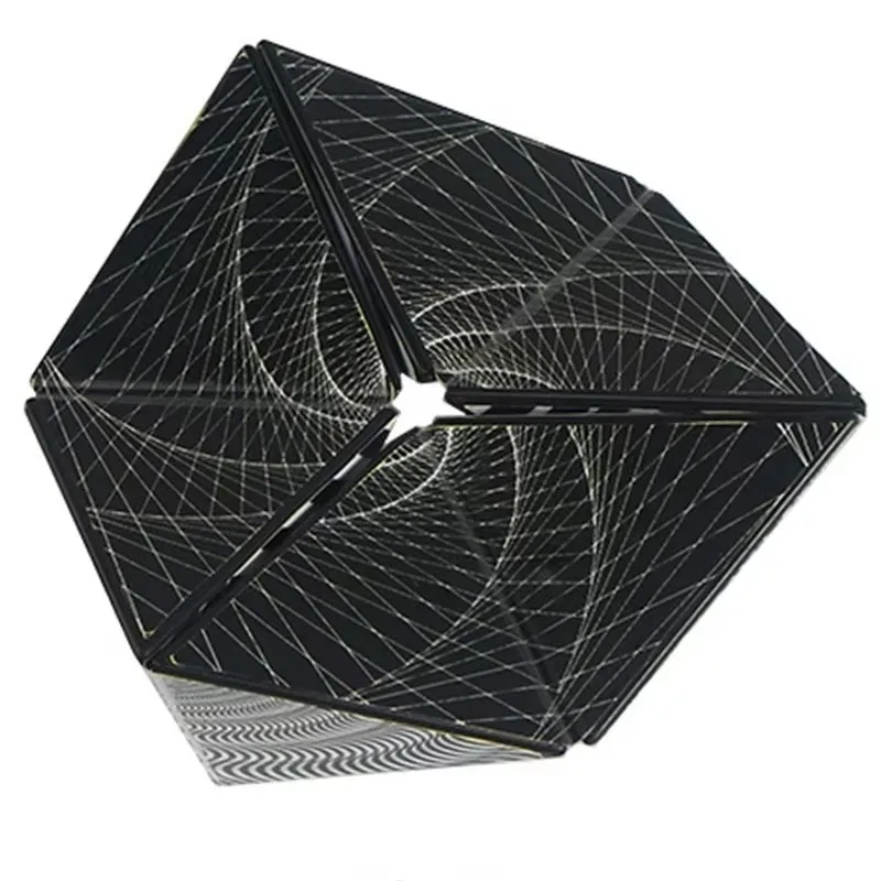 Versatile Unlimited 3D Stereo Geometry Magic Cube Explosive Decompression Tool Children's Puzzle Toys Office Stress Relieving