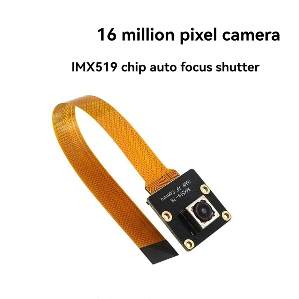 

Для Raspberry Pi 5 16 МП AF камера с автофокусом IMX519-78 4656x3496_Y08A