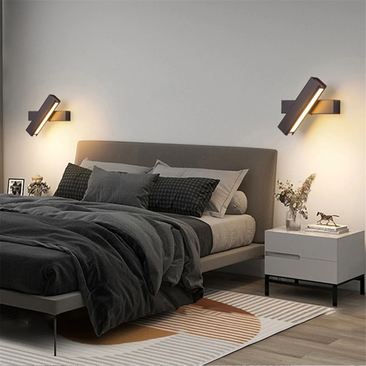 A92P chambre chevet applique rotative applique escaliers étude mur chambre d'amis couloir lampe A