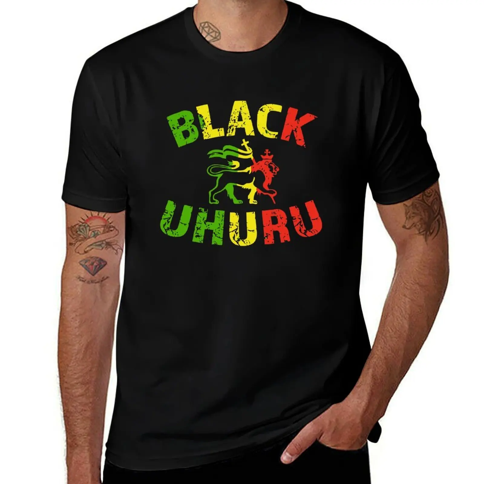 2025 New model Fashionable and Innovative Men's T-shirt Tribal Manatee T-Shirt blacks Blouse t shirts men