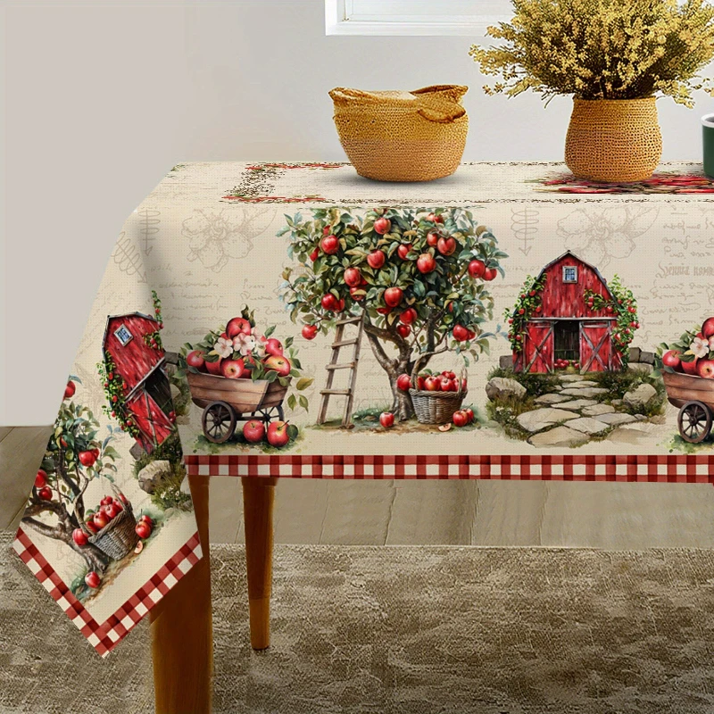 بياضات طاولة حفلات عيد الميلاد، زينة عيد الميلاد، ديكور المنزل نافيداد، سنة جديدة سعيدة #6