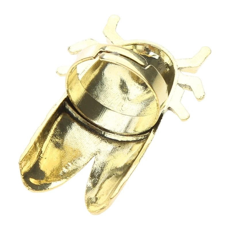 Creative Unisex Insect Adjustable Rings Unique Exaggeration Finger Rings Adornment Metal Cicada Shaped Rings Adornment