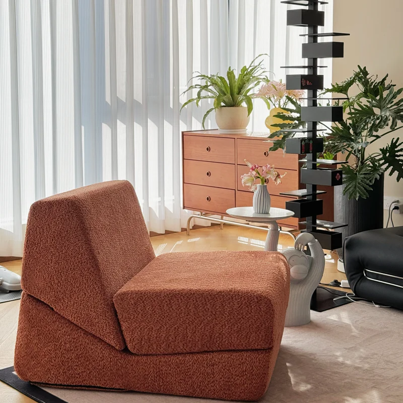 #Modern One Seat Compression Sofa High Density Full Foam New Style For Living Room Apartment