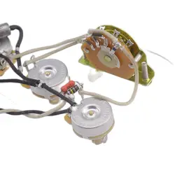 Loaded Pre-wired Electric Guitar  Wiring Harness Prewired Kit   ( 3x 250K Brass CTS Pots + 5-Way Switch )