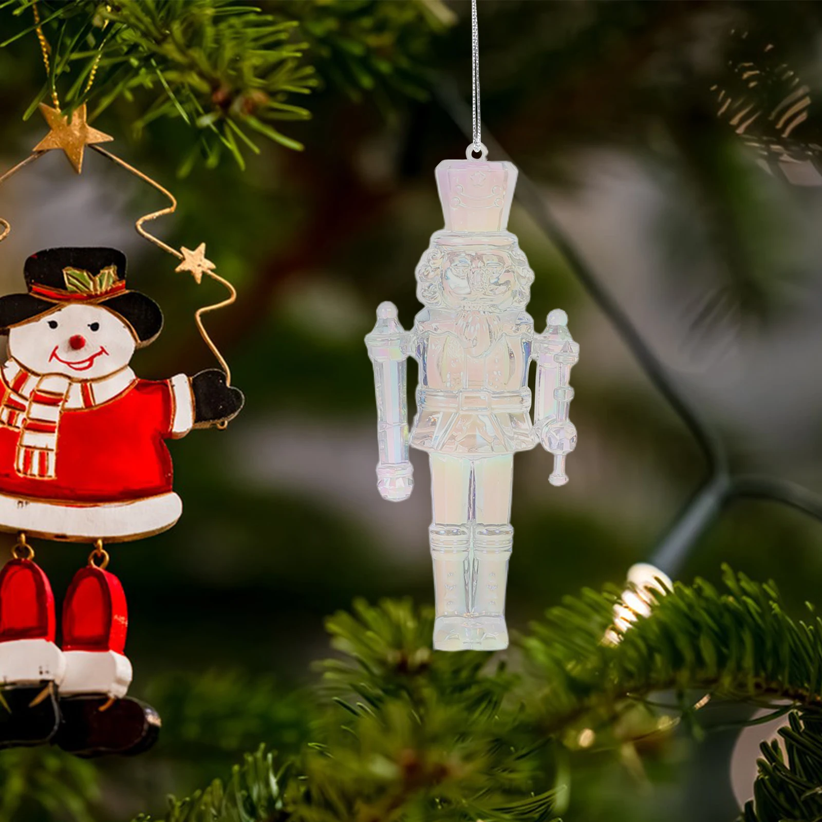 

Christmas Ornaments Acrylic Nutcracker Pendants Hanging Nutcrackers Decorations