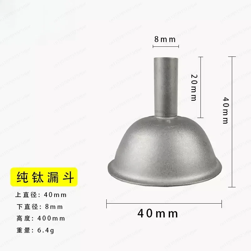 Small-Diameter Pure Titanium Wine Funnel, Portable Odorless Liquid Dispenser for Wine & Liquor Bottling