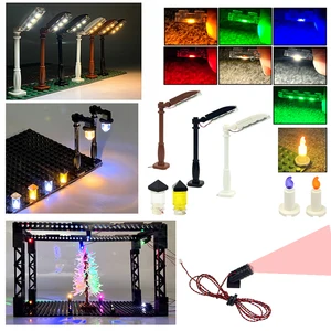 Işık, Şehir, Sokak lambası, Spot ışığı, Mum lamba Tuğlaları, Kendin Yap, 0,8 mm Pim, 1x1, 1x4, 1x2 için Uzaktan kumandalı yapı taşı üzerindeki LED Lego'nun gölgesindeki 6 büyük satış-no. 5
