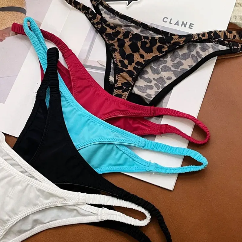 

Seamless Sexy Thong Women Underwear Briefs Panties Zebra Flower Low Rise Hip Lift Briefs Low Rise Panties High Fork Intimates