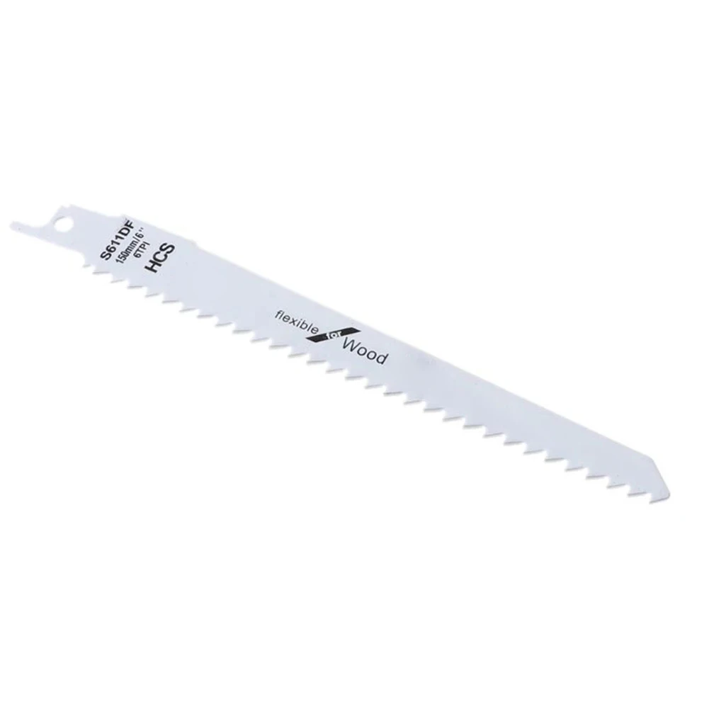 1Pc S611D Saw Blade Reciprocating Jig Saw Blade 150mm HCS For Wood Plastic Pipe Cutting Furniture Maching Power Tool Accessories