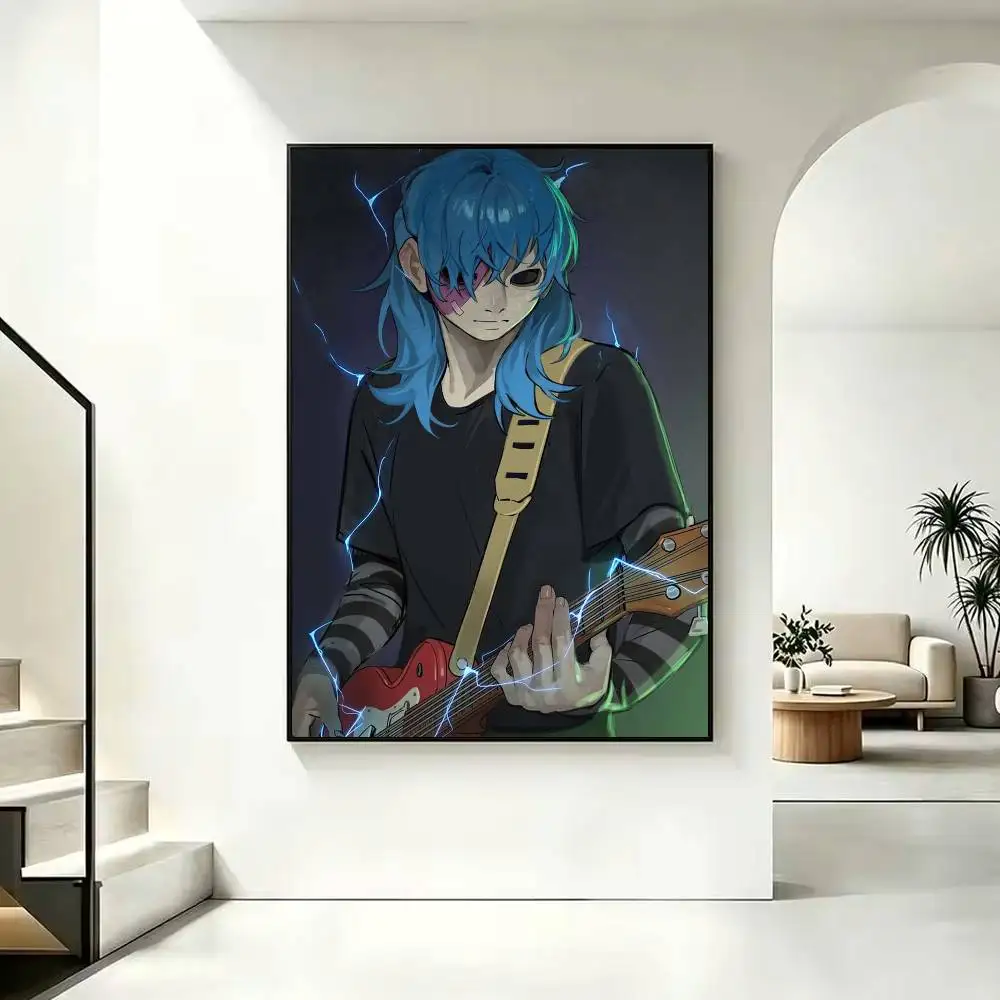 Game Sally Face Sal Fisher Poster Waterproof Wall Art Sticker For Bar Living Room Vintage Decor High Quality Print Gift
