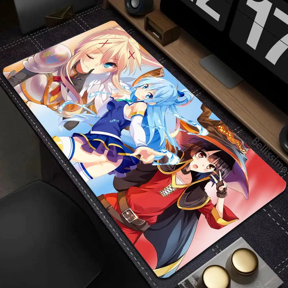 Anime MousePad KonoSuba Mouse Pad stampa ad alta definizione anime grande gioco mouse pad console di gioco tastiera mouse pad tappeto