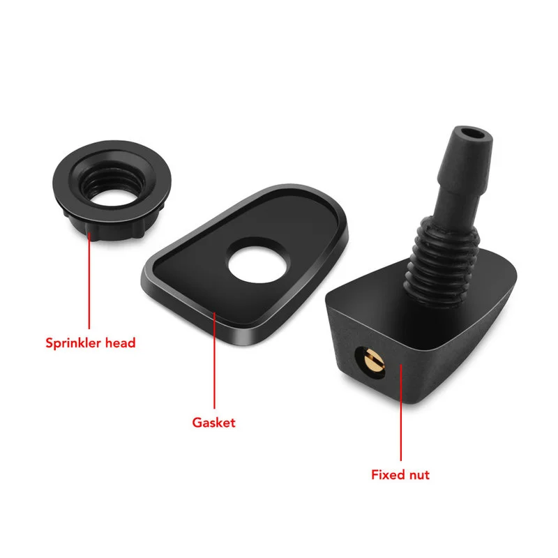 2Pc Car Front Windshield Water Washer Sprayer Jet Nozzle Accessories for Toyota Corolla Yaris XP10 Tacoma MR2 MK2 MK3 Celica MK6