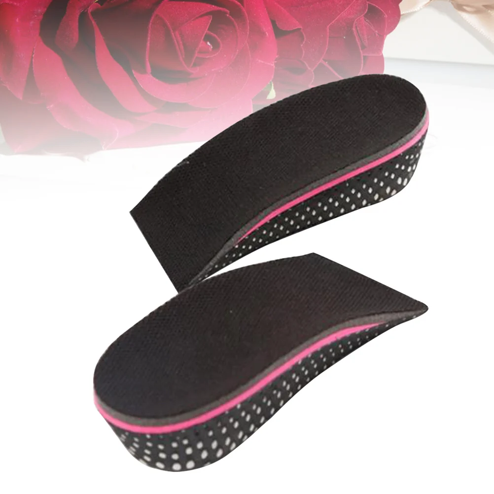 

1Pair Invisible Height Increase Insoles 5Cm Shoe Elevator Inserts Unisex Eva Lightweight Shockproof Full Coverage Heel Lifts