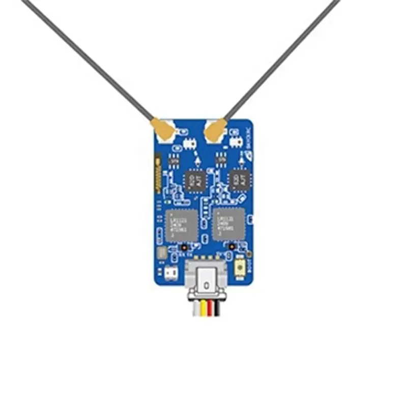 AS96-900/2400 Dual Band Gemini RX Receiver ELRS Dual Band Gemini Receiver For RC FPV Racing Long Distance UAV Fixed Wing A